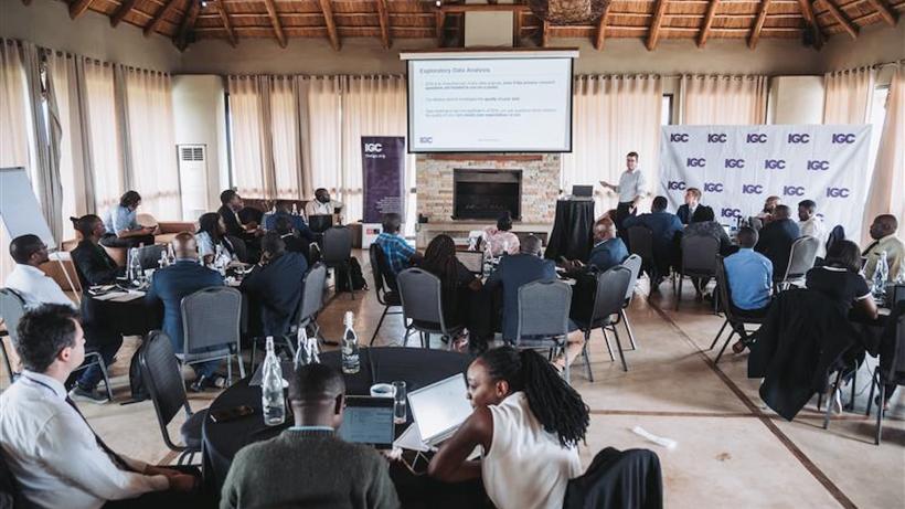 A data for policy workshop hosted in Zambia in 2025 to discuss the use of AI and data in government